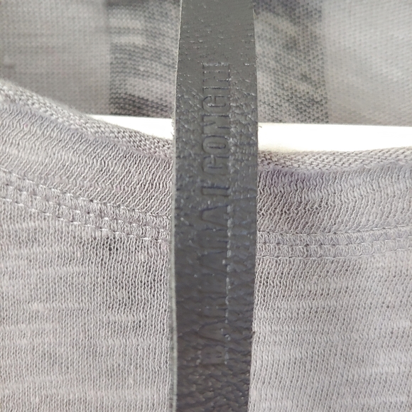 Barbara I Gongini Long Sleeve Cotton Jersey T-Shirt Grey Size X-Small - Picture 10 of 16